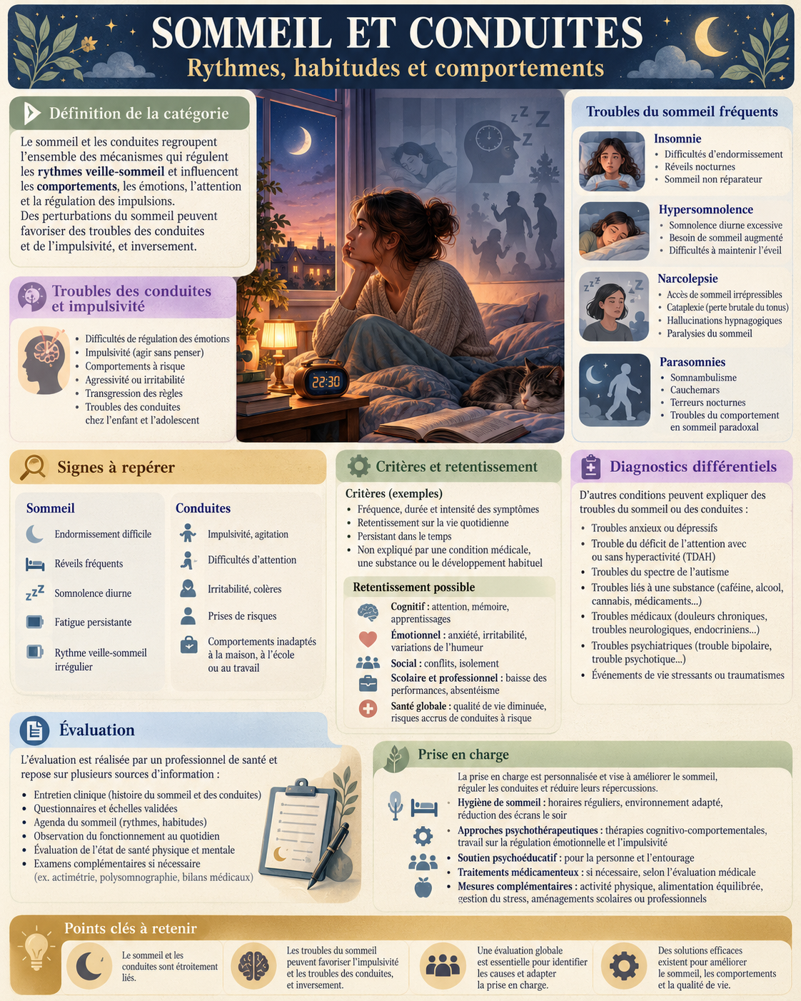 Fiche de la catégorie Sommeil et conduites